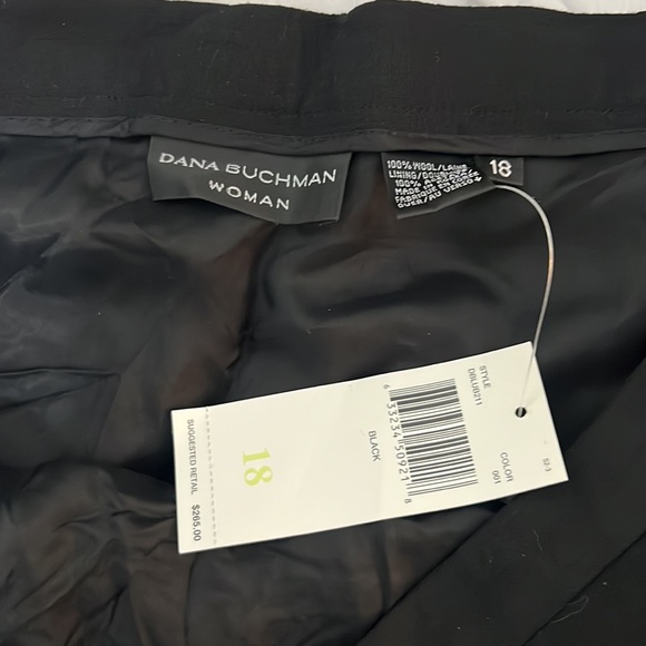 DANA BUCHMAN Plus Size Wool Midi Skirt - Picture 4 of 5